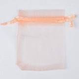 50pcs 7x9 9x12 10x15 13x18CM Organza Bags Jewelry Packaging Bags Wedding Party Decoration Drawable Bags Gift Pouches 24 colors