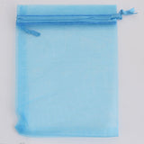 50pcs 7x9 9x12 10x15 13x18cm Organza Bags Drawable Wedding Party Decoration Gift Bags Pouches Jewelry Packaging Bags 22 Colors