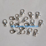 50pcs DIY jewelry findings & components,Bracelet Department,12*6mm Gold/Rhodium/Black/Silver Lobster Clasps Claw Clasp