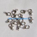 50pcs DIY jewelry findings & components,Bracelet Department,12*6mm Gold/Rhodium/Black/Silver Lobster Clasps Claw Clasp