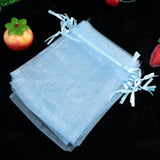 50pcs Organza Bags Jewelry Packaging Bags Wedding Party Decoration Drawable Bags Gift Pouches Christmas Gift Bag