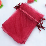 50pcs Organza Bags Jewelry Packaging Bags Wedding Party Decoration Drawable Bags Gift Pouches Christmas Gift Bag