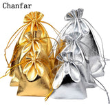 50pcs/bag 7x9cm 9x12cm 10x15cm Adjustable Jewelry Packing silver/ gold colors drawstring Velvet bag,Wedding Gift Bags & Pouches