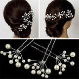 5PC Simulate Pearl Hairpins Hairstyles Wedding Bridal Hair Pins Hair Jewelry Accessories Hairwear Girls Hair Clips For Women