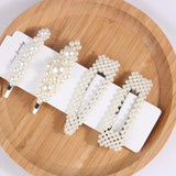 5Pcs/Set Pearl Hair Clip for Women Elegant Sweet Fashion Pearl Hair Pins  Barrette Stick Hair Pin  Hair Clips Hair Jewelry