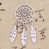 5pcs Charms native dream catcher connector Antique Making pendant fit,Vintage Tibetan Silver Bronze,DIY Handmade Jewelry