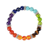 7 Chakra Bracelet Natural Stone Women Men Healing Balance Yoga Bracelets Unisex Couples Jewelry