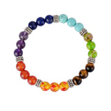 7 Chakra Bracelet Natural Stone Women Men Healing Balance Yoga Bracelets Unisex Couples Jewelry