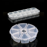 9 sizes Plastic Storage Jewelry Box Compartment Adjustable Container for Beads earring box for jewelry rectangle Box Case