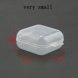 9 sizes Plastic Storage Jewelry Box Compartment Adjustable Container for Beads earring box for jewelry rectangle Box Case