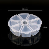 9 sizes Plastic Storage Jewelry Box Compartment Adjustable Container for Beads earring box for jewelry rectangle Box Case