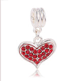 AIFEILI Pendant Series Suitable For Pandora Womens Bracelet Jewelry European Charm Beads Personality Flower Arrow Princess Gift