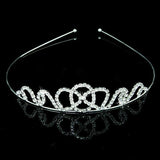 AINAMEISI Princess Crystal Tiaras and Crowns Headband Kid Girls Love Bridal Prom Crown Wedding Party Accessiories Hair Jewelry