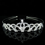 AINAMEISI Princess Crystal Tiaras and Crowns Headband Kid Girls Love Bridal Prom Crown Wedding Party Accessiories Hair Jewelry