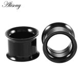 Alisouy 1PC 2-30mm Ear Gauges 316L Stainless Steel Ear Tunnels Plugs Piercing Jewelry Ear Stretchers Expander Plugs and Tunnels