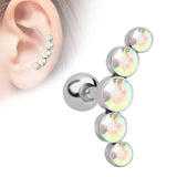 Crystal Gem Ear Tragus Rings