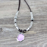 Anslow Fashion Jewelry Handmade DIY Wrap Leather Candy Style Short Necklace For Women Lady Female Party Gift LOW0076AN