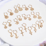 Artilady Tiny Hoop Earrings for Women Gold Cartilage Hoop Earrings jewelry Endless Heart Shell Earrings gift Drop shipping