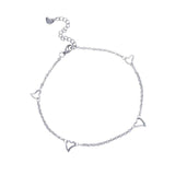 Bead Chain Beach Anklet Stainless Steel Cross Bracelet On The leg Women Slim Adjustable Wire Anklets Summer Jewelry Wholesale