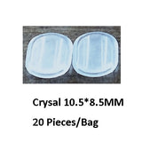 BoYuTe Wholesale White Transparent Soft Silicone Anti-Pain Ear Clip Pad Earrings Accessories DIY Jewelry Findings Components