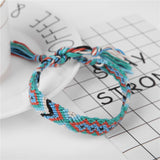 Bohemia Style Weave Rope Friendship Bracelets For Woman Men Cotton Handmade Charm Bracelet & Bangles Ethnic Jewelry Gifts
