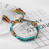 Bohemia Style Weave Rope Friendship Bracelets For Woman Men Cotton Handmade Charm Bracelet & Bangles Ethnic Jewelry Gifts