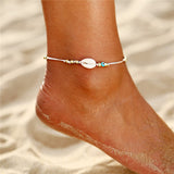 Bohemian Colorful Turkish Eyes Anklets for Women Gold Color Beads Summer Ocean Beach Ankle Bracelet Foot Leg Jewelry 2019