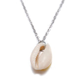 Bohemian Cowrie Conch Shell Pendant Necklace for Women Fashion Ocean Sea Beach Necklaces Boho Shell Jewelry