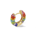 Bohemian Crystal Ear Cuff Earring for Women Multicolor C-Shape No Pierced Small Earring Bridal Wedding Ear Clip Jewelry Gifts