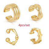 Bohemian Crystal Ear Cuff Earring for Women Multicolor C-Shape No Pierced Small Earring Bridal Wedding Ear Clip Jewelry Gifts