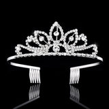 Bridal Crystal Tiaras and Crowns Headband Kid Flower Girls Bridesmaid Wedding Hair Accessiories Hair Jewelry