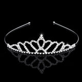 Bridal Crystal Tiaras and Crowns Headband Kid Flower Girls Bridesmaid Wedding Hair Accessiories Hair Jewelry