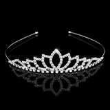 Bridal Crystal Tiaras and Crowns Headband Kid Flower Girls Bridesmaid Wedding Hair Accessiories Hair Jewelry