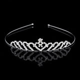 Bridal Crystal Tiaras and Crowns Headband Kid Flower Girls Bridesmaid Wedding Hair Accessiories Hair Jewelry