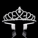 Bridal Crystal Tiaras and Crowns Headband Kid Flower Girls Bridesmaid Wedding Hair Accessiories Hair Jewelry