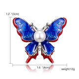 Butterfly Bragonfly Bird Brooches Animal Pins Men And Women's Metal Rhinestone Insects Banquet Wedding Brooch Gifts
