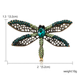 Butterfly Bragonfly Bird Brooches Animal Pins Men And Women's Metal Rhinestone Insects Banquet Wedding Brooch Gifts