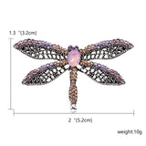 Butterfly Bragonfly Bird Brooches Animal Pins Men And Women's Metal Rhinestone Insects Banquet Wedding Brooch Gifts