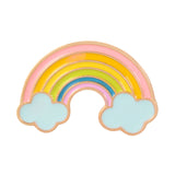 Cartoon Rainbow Pins Cloud Sun Moon Good mood Cute Badges Brooches Bag Enamel pins for Lovely Friends Gifts Jewelry for Friends