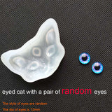 Cat with Horn or Eye Silicone Mold Necklace Pendant Resin Jewelry Making Mould DIY Hand Craft Resin Molds for Jewelry