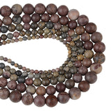Chanfar 4 6 8 10 12mm Natural Stone Beads Black Lava Tiger Eye Bulk Loose Stone Beads For DIY Making Bracelet Necklace Jewelry