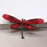 Cindy xiang colorful resin dragonfly brooches for women vintage elegant insect brooch pins new year gift winter coat jewelry