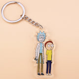 Cartoon Rick And Morty Keychain