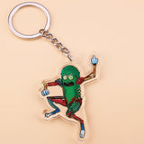 Cartoon Rick And Morty Keychain