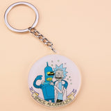 Cartoon Rick And Morty Keychain