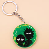 Cartoon Rick And Morty Keychain