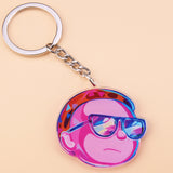 Cartoon Rick And Morty Keychain