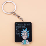 Cartoon Rick And Morty Keychain