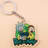 Cartoon Rick And Morty Keychain