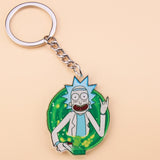 Cartoon Rick And Morty Keychain